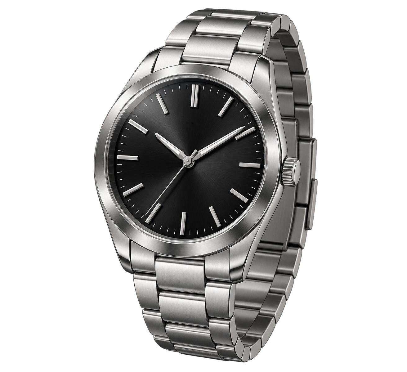 Silver Edition Watch — 3D studio render
